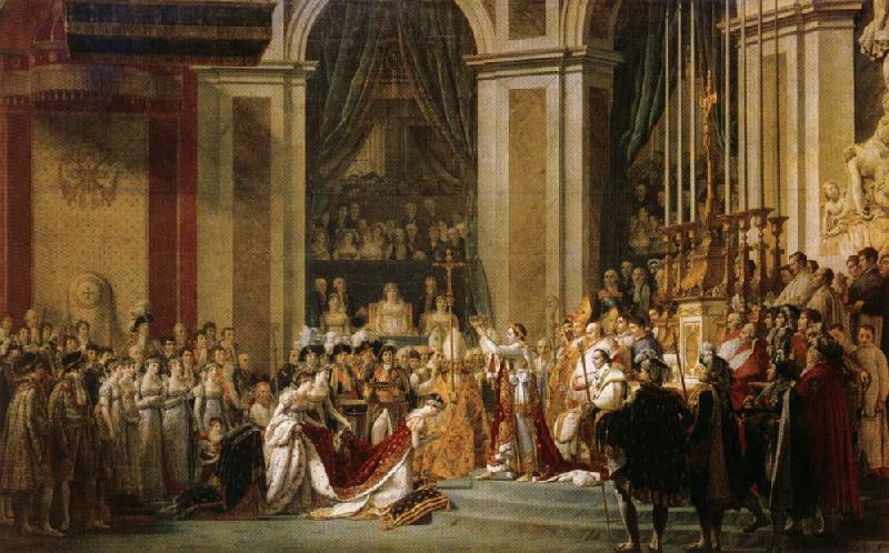 Jacques-Louis David Coronation of Napoleon oil painting image